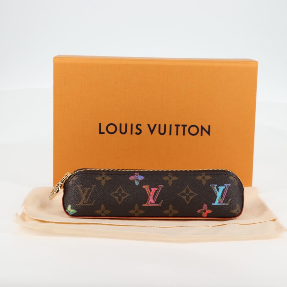 LOUIS VUITTON Monogram Trousse Elizabeth Pen Case GI0907 LV Auth 138966A