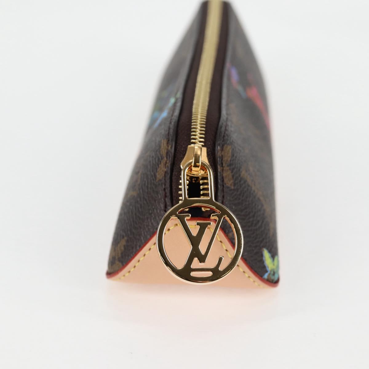 LOUIS VUITTON Monogram Trousse Elizabeth Pen Case GI0907 LV Auth 138966A