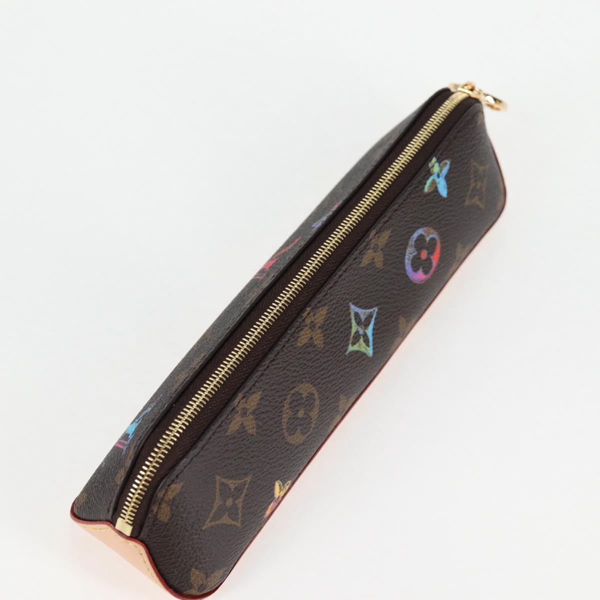 LOUIS VUITTON Monogram Trousse Elizabeth Pen Case GI0907 LV Auth 138966A