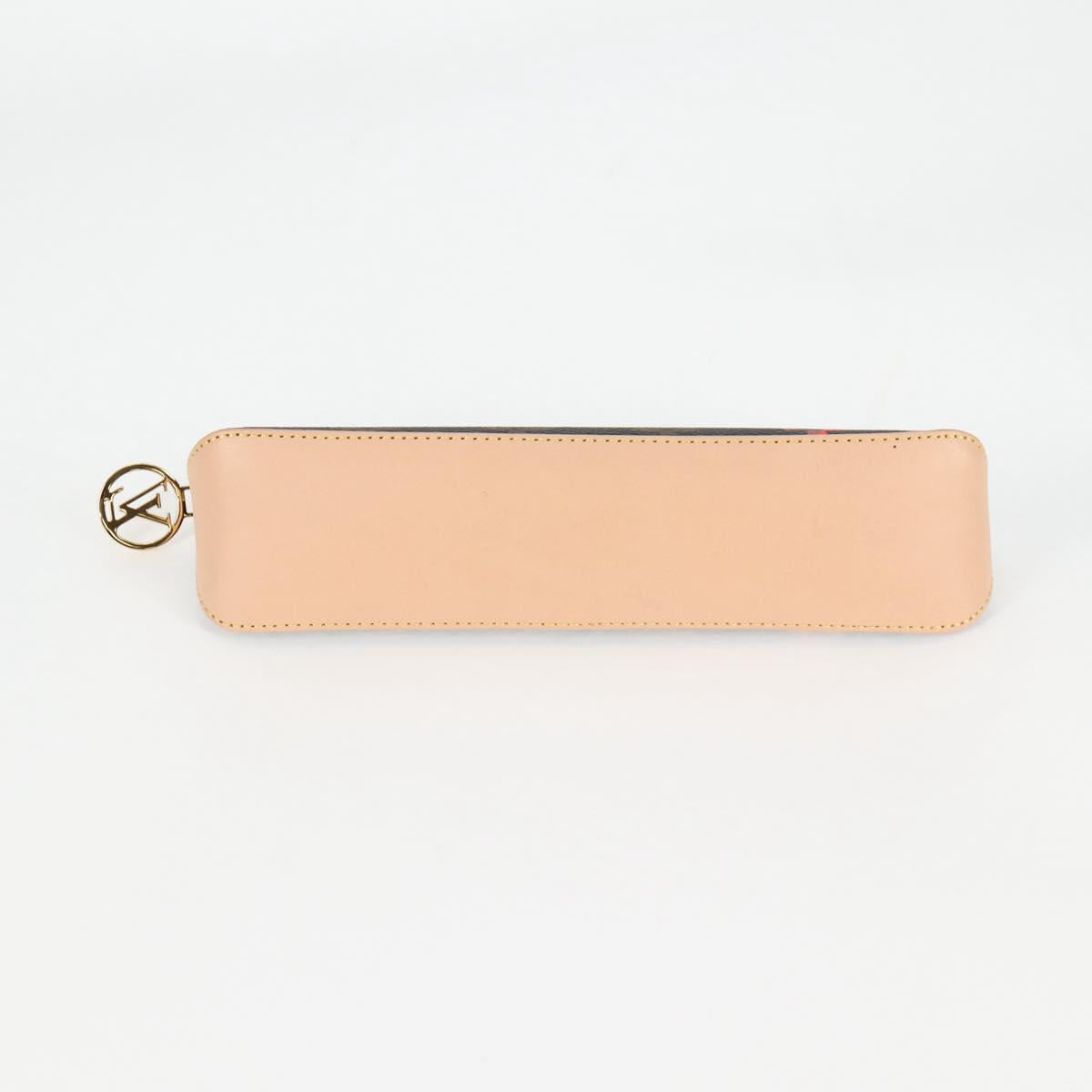 LOUIS VUITTON Monogram Trousse Elizabeth Pen Case GI0907 LV Auth 138966A