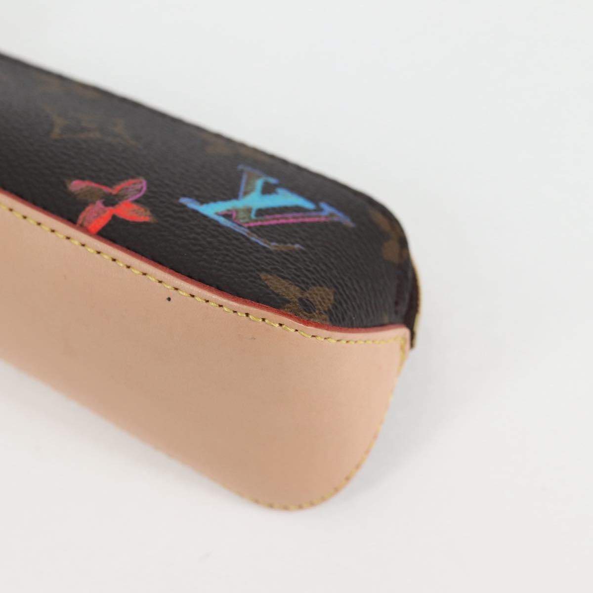 LOUIS VUITTON Monogram Trousse Elizabeth Pen Case GI0907 LV Auth 138966A