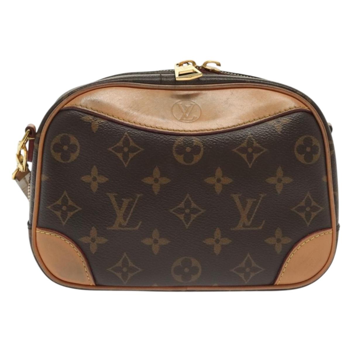 LOUIS VUITTON Monogram Deauville MINI Shoulder Bag M45528 LV Auth 138969
