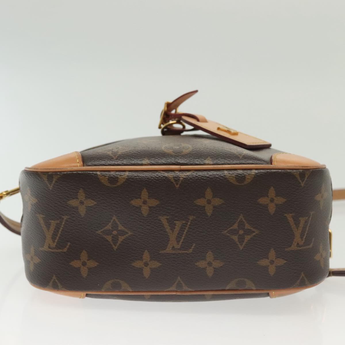 LOUIS VUITTON Monogram Deauville MINI Shoulder Bag M45528 LV Auth 138969
