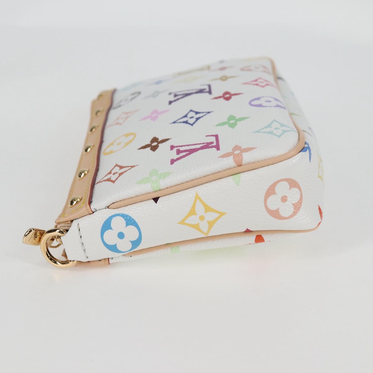 LOUIS VUITTON Monogram Multicolor LV × TM Pochette Pouch M13404 Auth 138997S