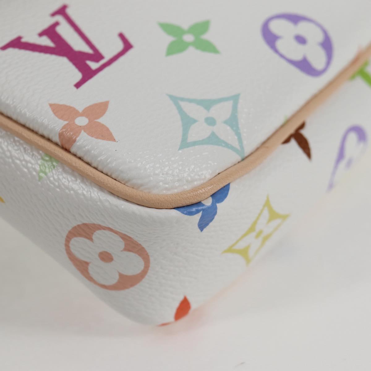LOUIS VUITTON Monogram Multicolor LV × TM Pochette Pouch M13404 Auth 138997S