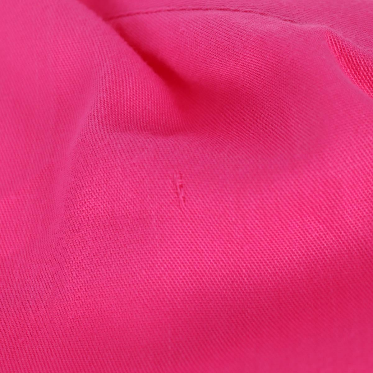 CELINE Short Sleeved T Shirt Rayon Pink Auth 138998