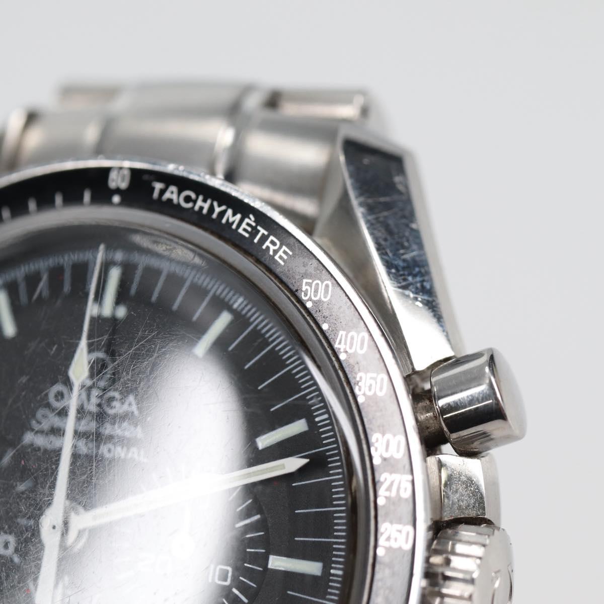 OMEGA Professional Moonwatch Watches metal Silver Auth 139002SM