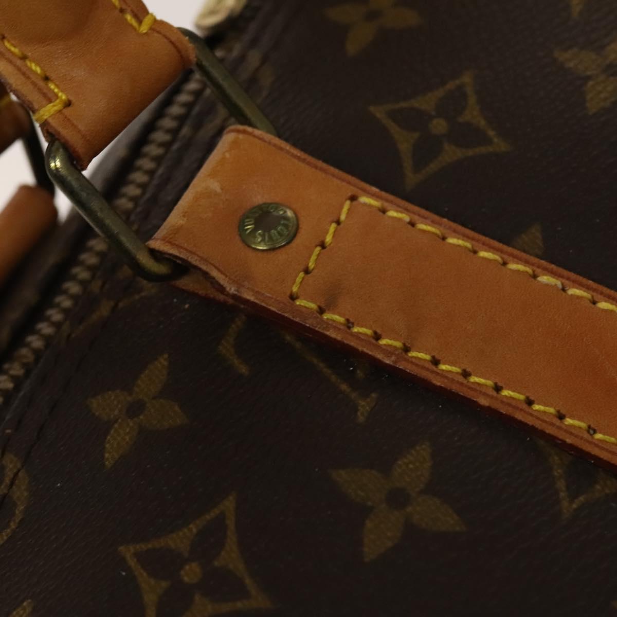 LOUIS VUITTON Monogram Keepall 55 Boston Bag M41424 LV Auth 139020