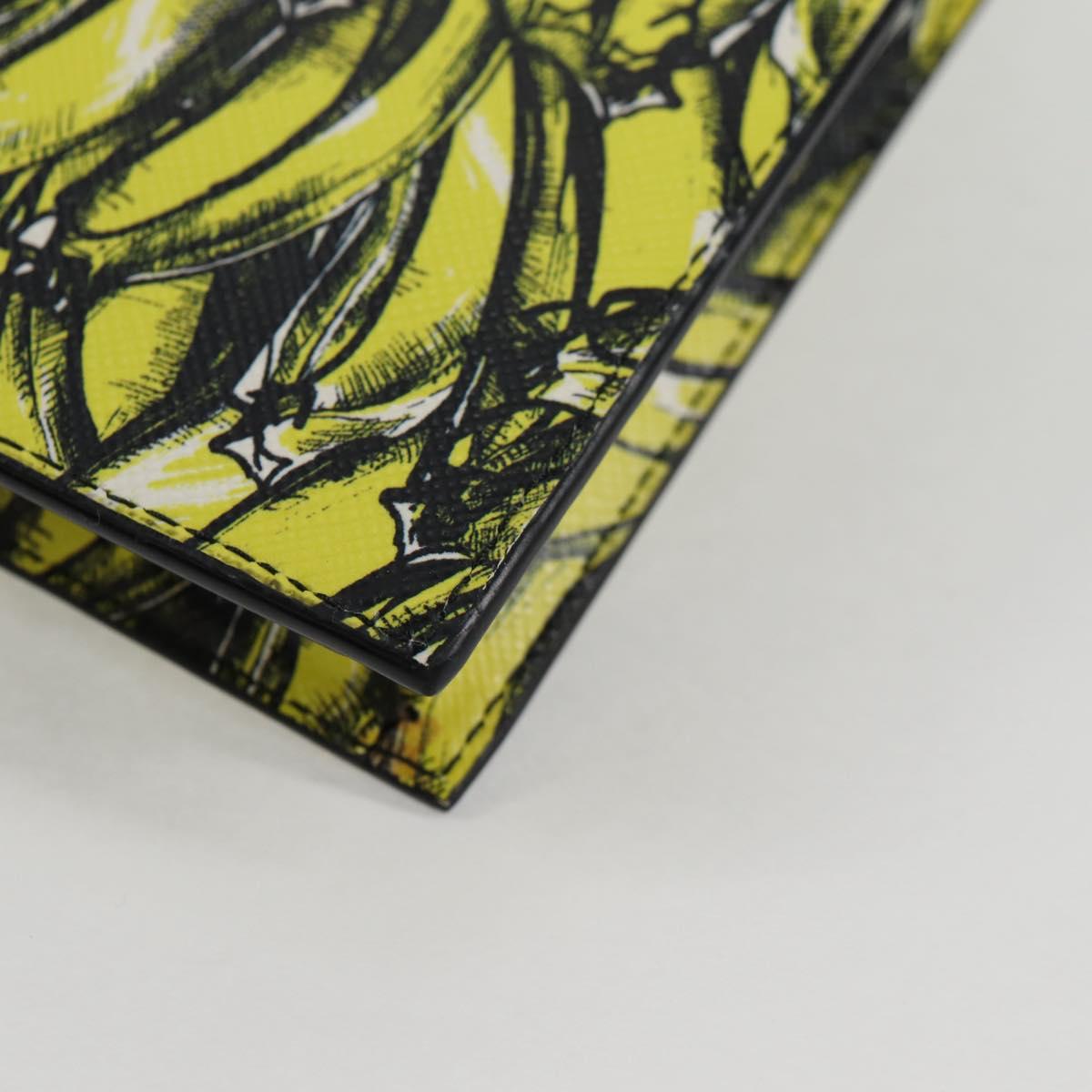 PRADA Smartphone Case Pouch Safiano Yellow 2ZH068 Auth 139022M