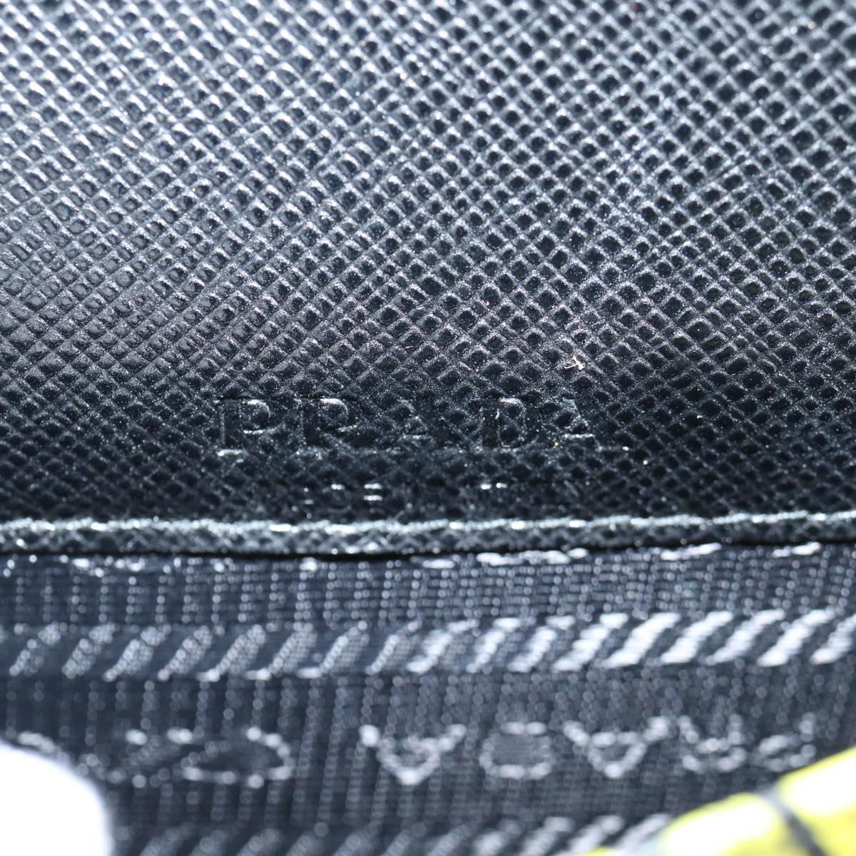 PRADA Smartphone Case Pouch Safiano Yellow 2ZH068 Auth 139022M