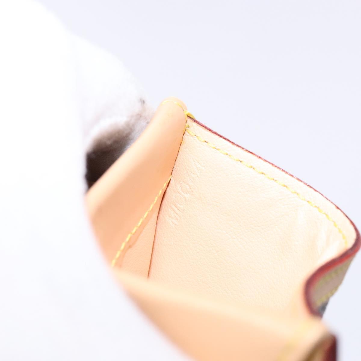 LOUIS VUITTON Monogram Multicolor Porte Monnaie Plat Purse M92656 LV Auth 139030