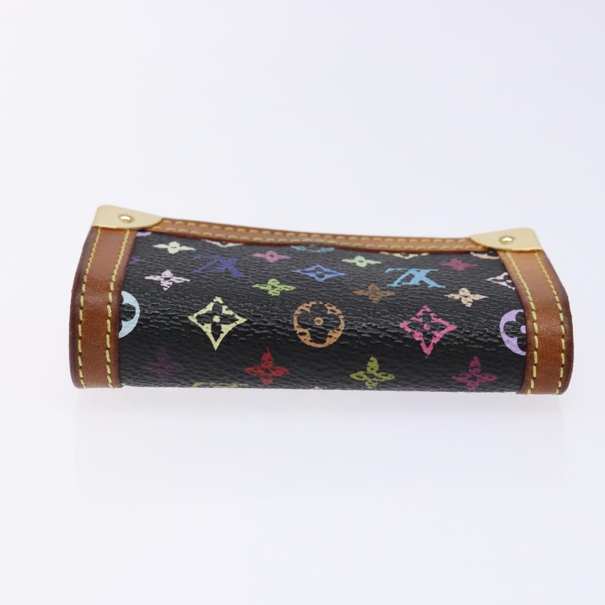 LOUIS VUITTON Monogram Multicolor Porte Monnaie Plat Purse M92656 LV Auth 139030