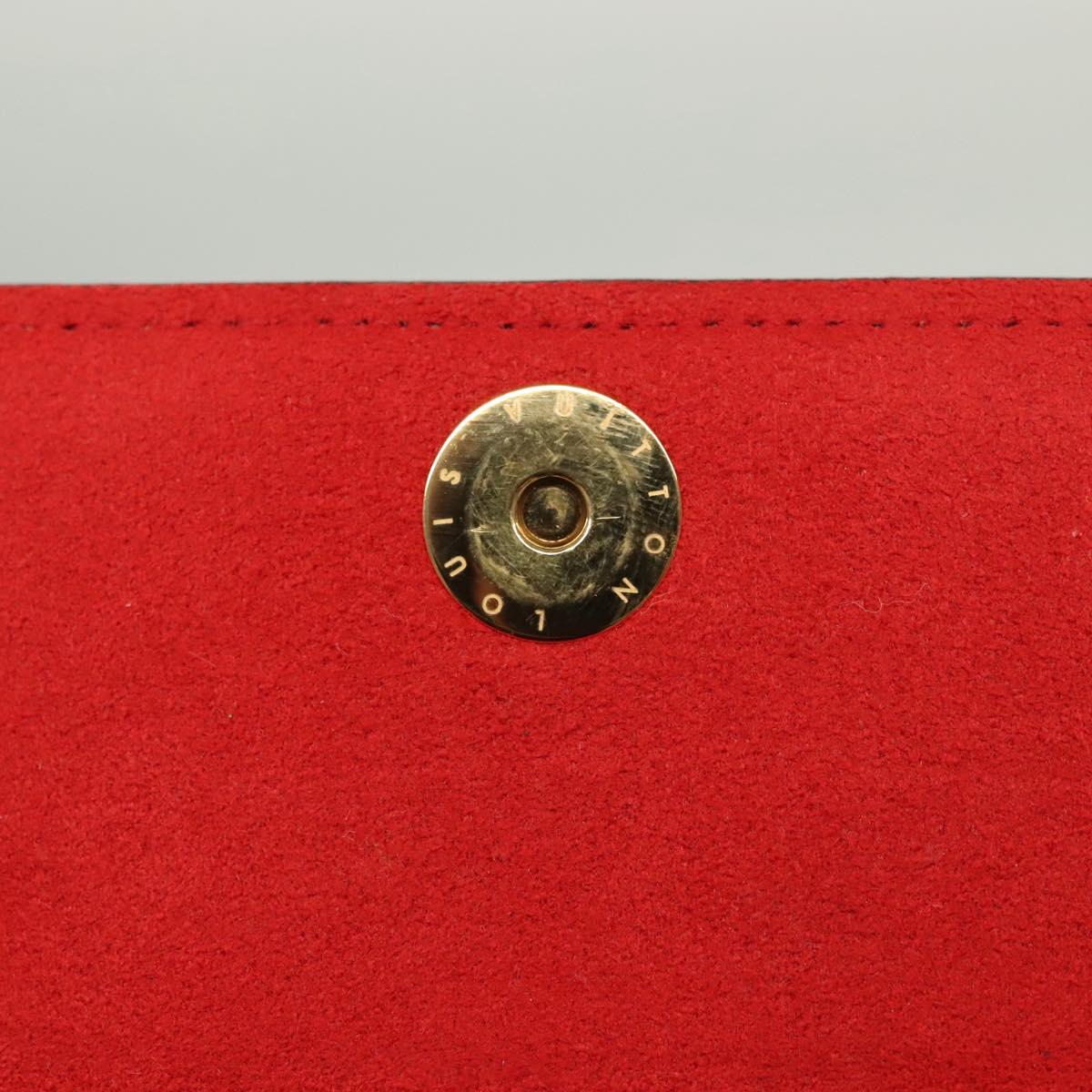 LOUIS VUITTON Monogram Etui Lunette Woody Glasses Case GI0372 LV Auth 139031