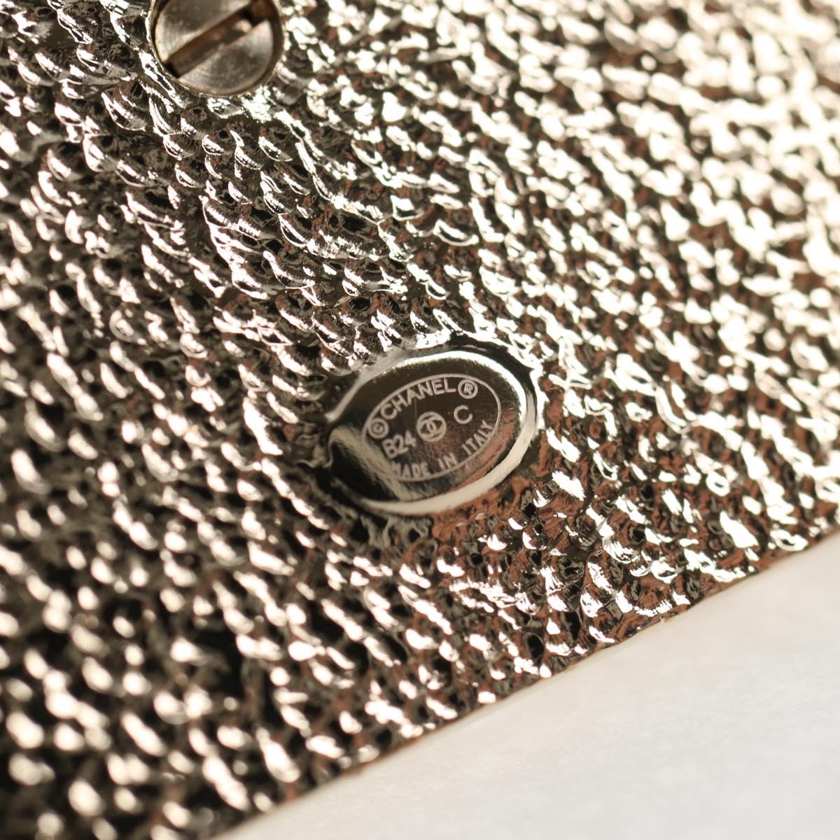 CHANEL Key Holder metal Gold CC Auth 139035SAM