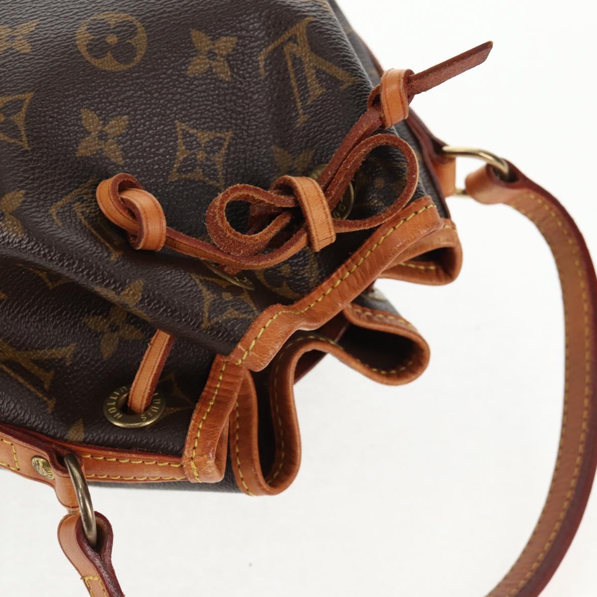 LOUIS VUITTON Monogram Mini Noe Hand Bag M42227 LV Auth 139038A