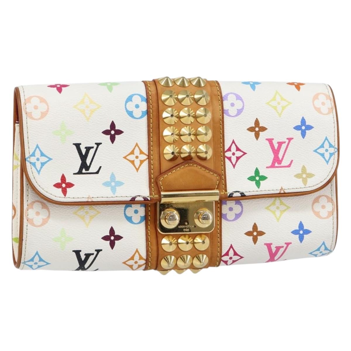 LOUIS VUITTON Monogram Multicolor Pochette Courtney Bag M45639 LV Auth 139039A