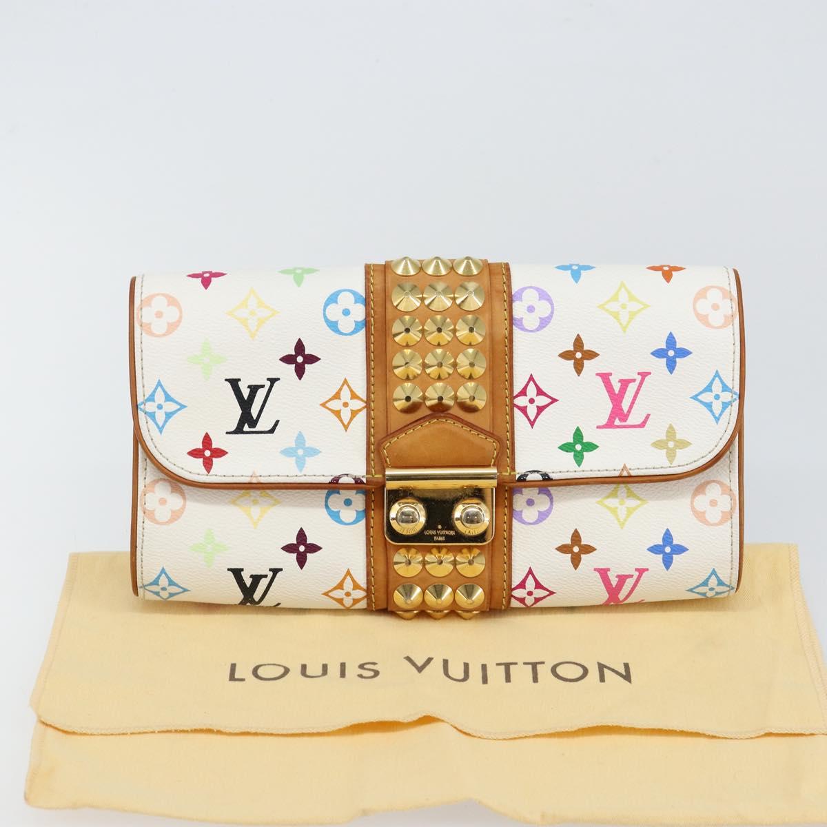 LOUIS VUITTON Monogram Multicolor Pochette Courtney Bag M45639 LV Auth 139039V