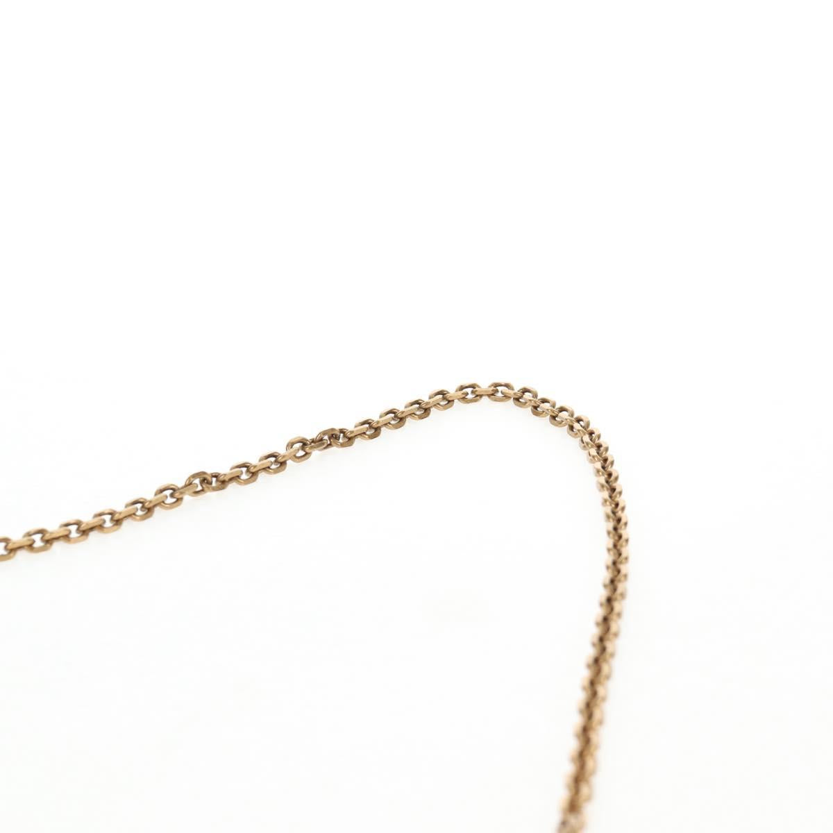 Christian Dior Oblique Trotter Canvas Chain Shoulder Bag Navy Gold Auth 139042M