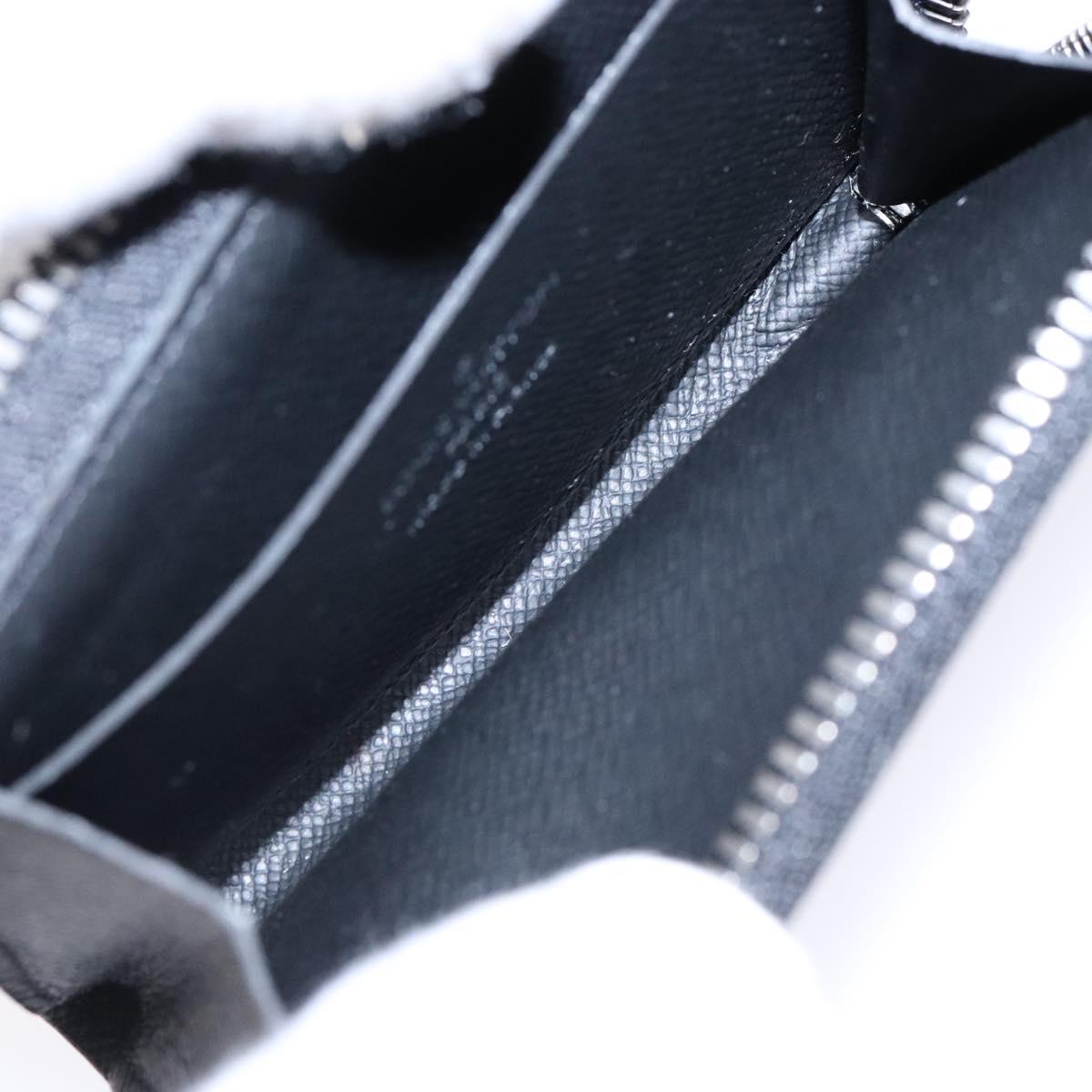 LOUIS VUITTON Monogram Eclipse Porte monnaie Jour Coin Purse M63536 Auth 139056