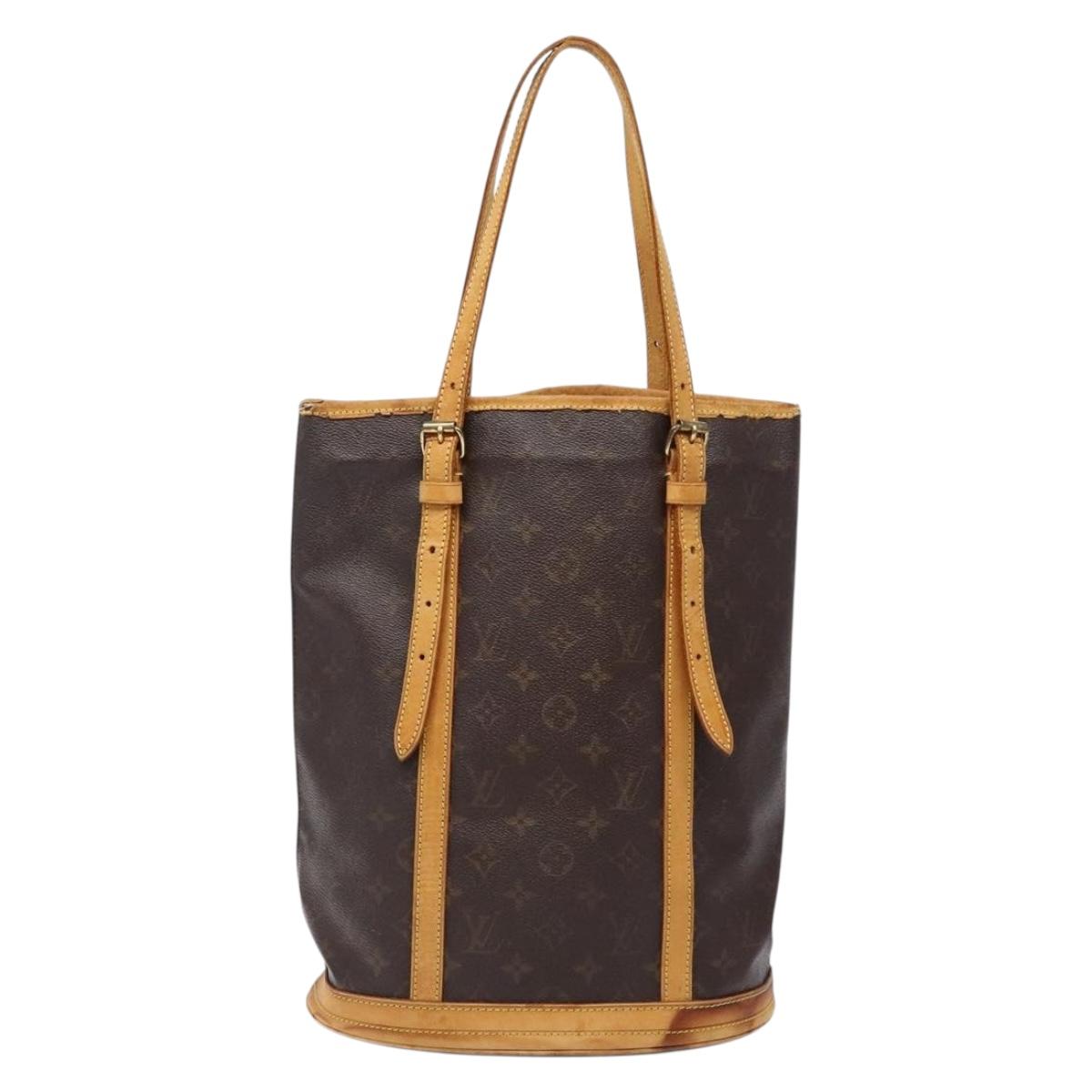 LOUIS VUITTON Monogram Bucket GM Shoulder Bag M42236 LV Auth 139086