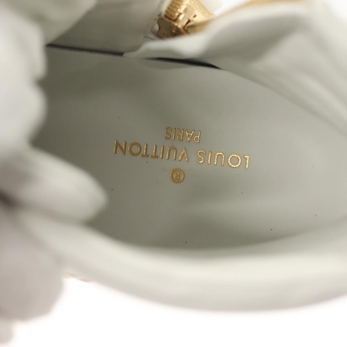 LOUIS VUITTON Stellar Tyne High Top Sneakers Leather White LV Auth 139090