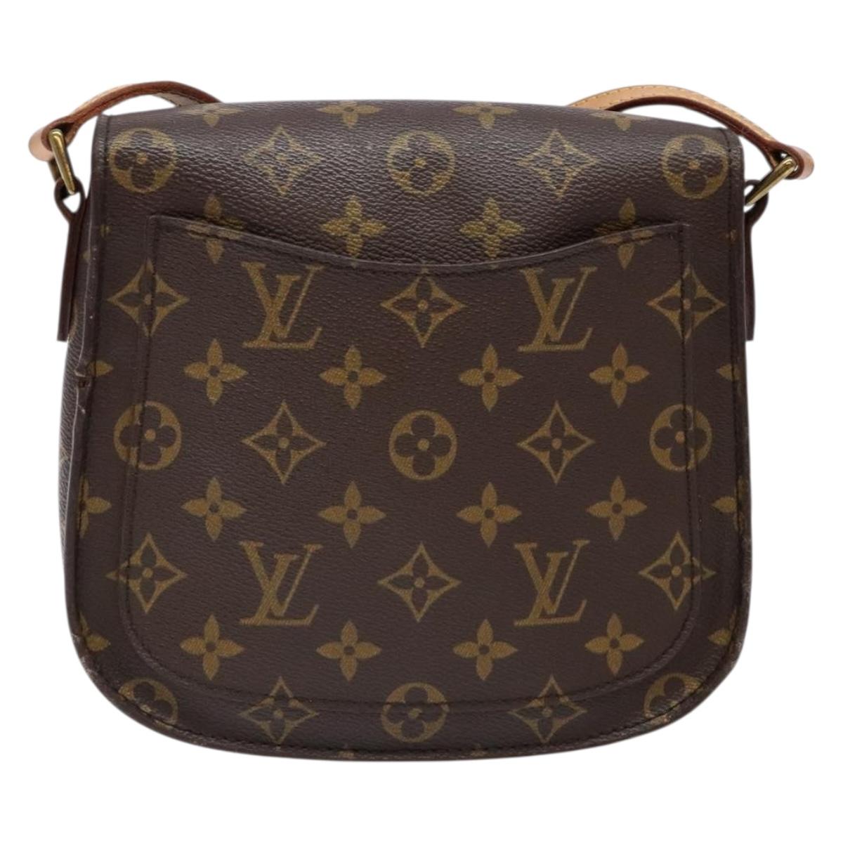 LOUIS VUITTON Monogram Saint Cloud MM Shoulder Bag M51243 LV Auth 139118