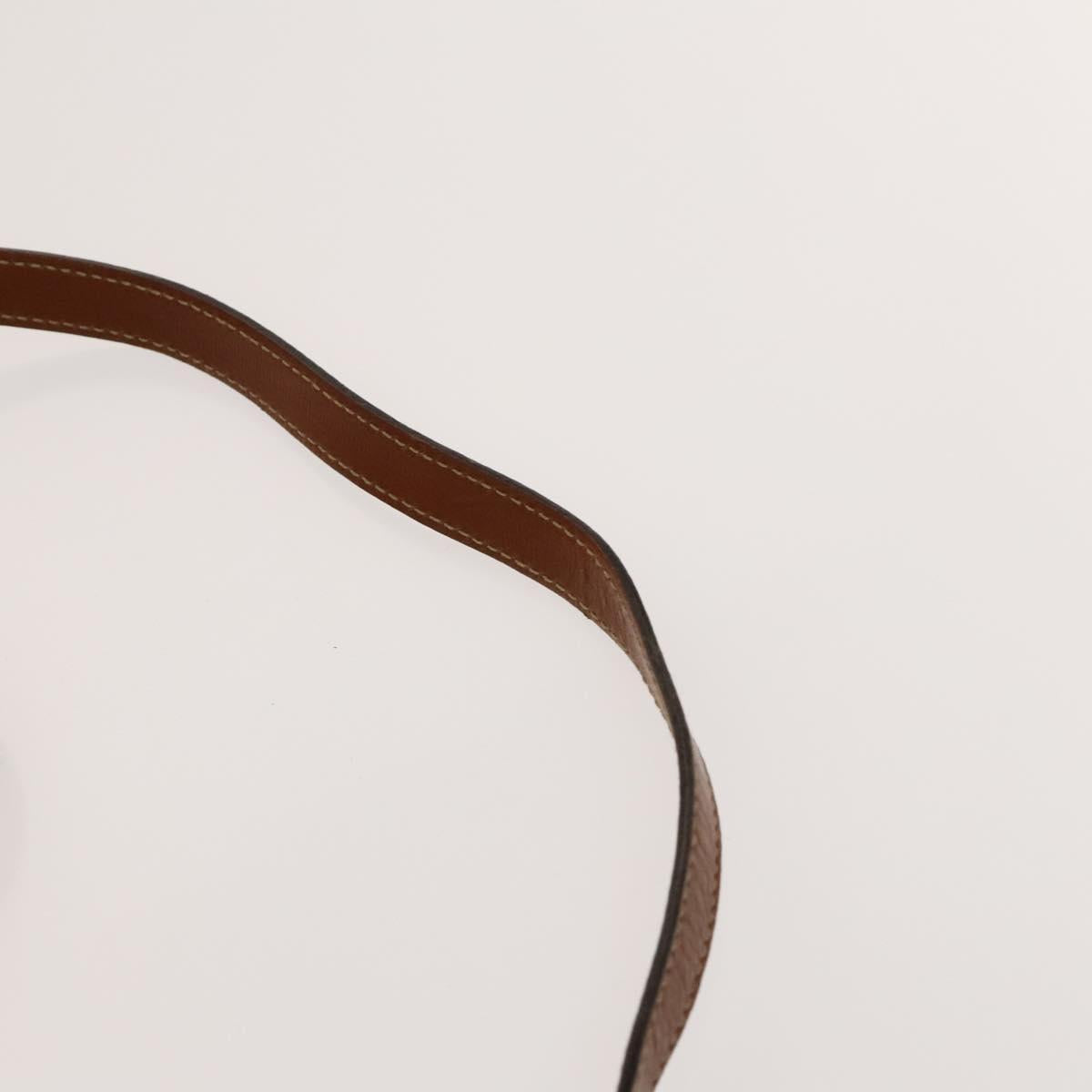 GUCCI Bamboo Hand Bag Leather 2way Brown Gold 000 122 0290 Auth 139126