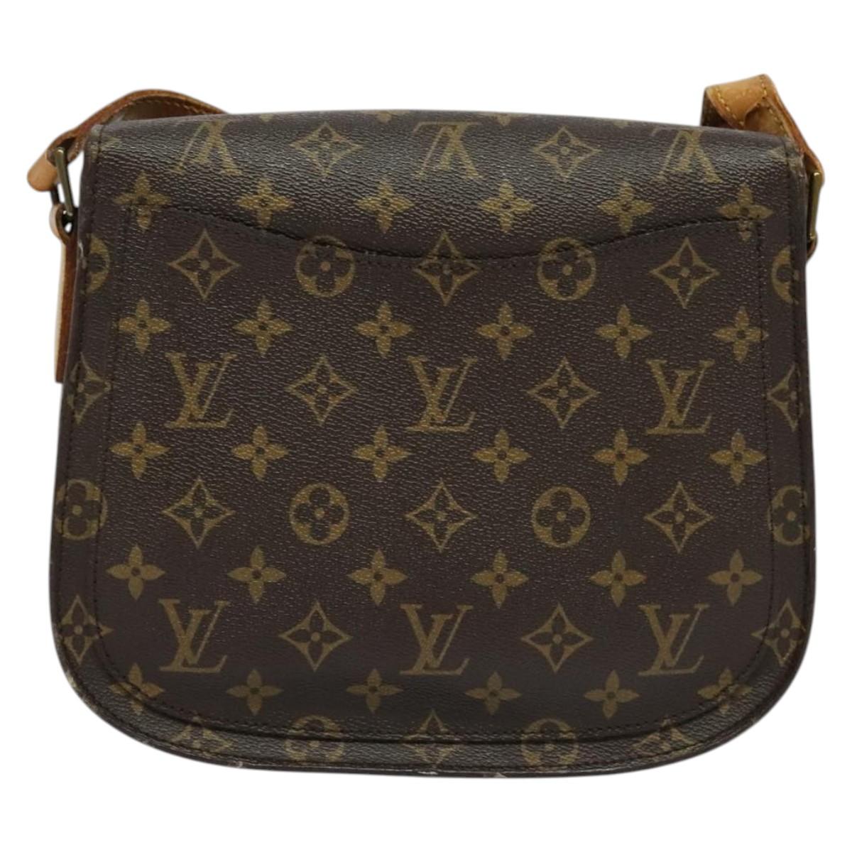 LOUIS VUITTON Monogram Saint Cloud GM Shoulder Bag M51242 LV Auth 139163