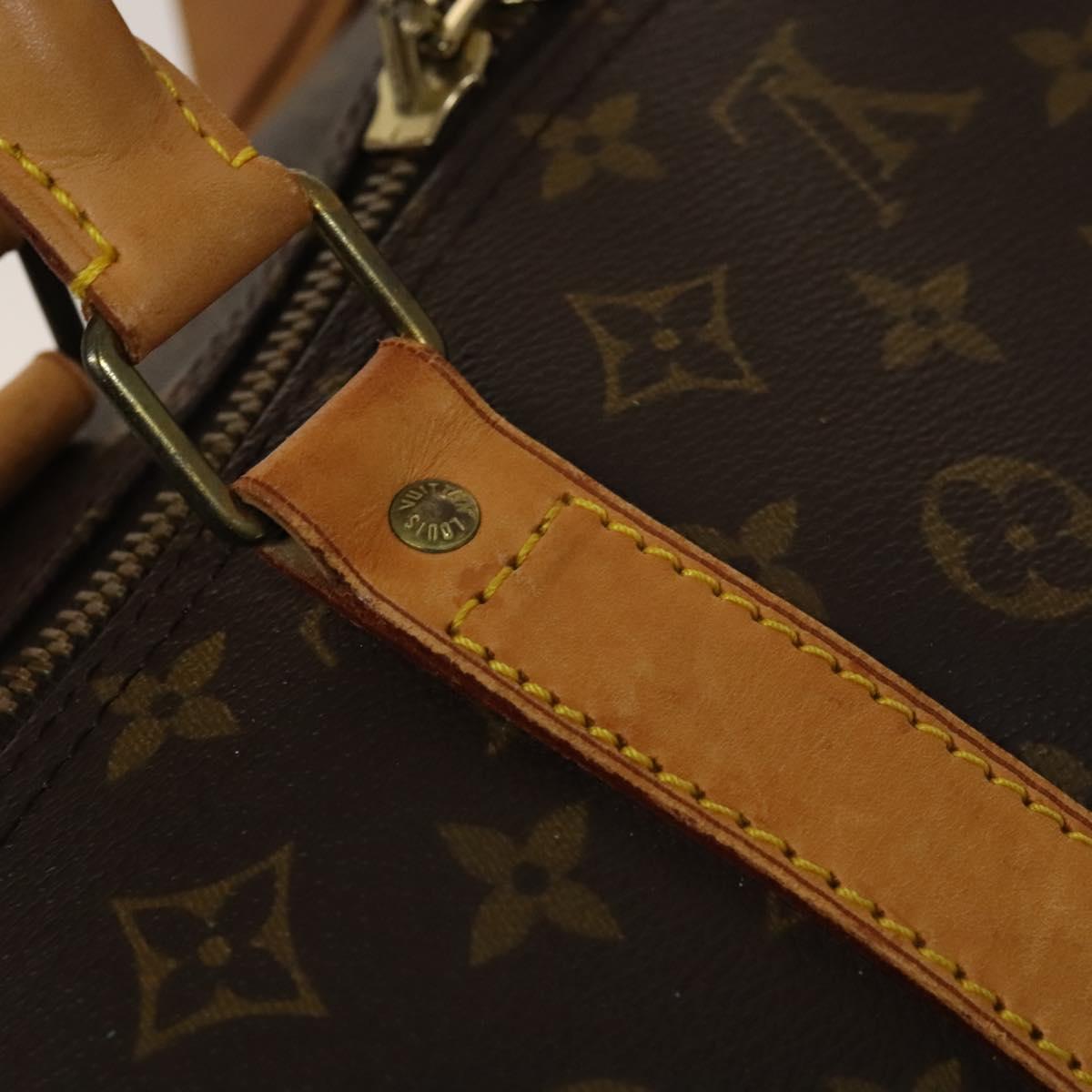 LOUIS VUITTON Monogram Keepall 60 Boston Bag M41422 LV Auth 139174