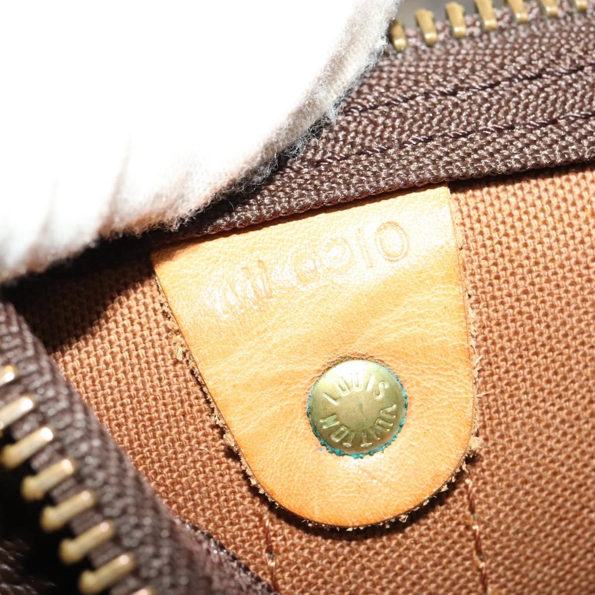 LOUIS VUITTON Monogram Keepall 60 Boston Bag M41422 LV Auth 139174