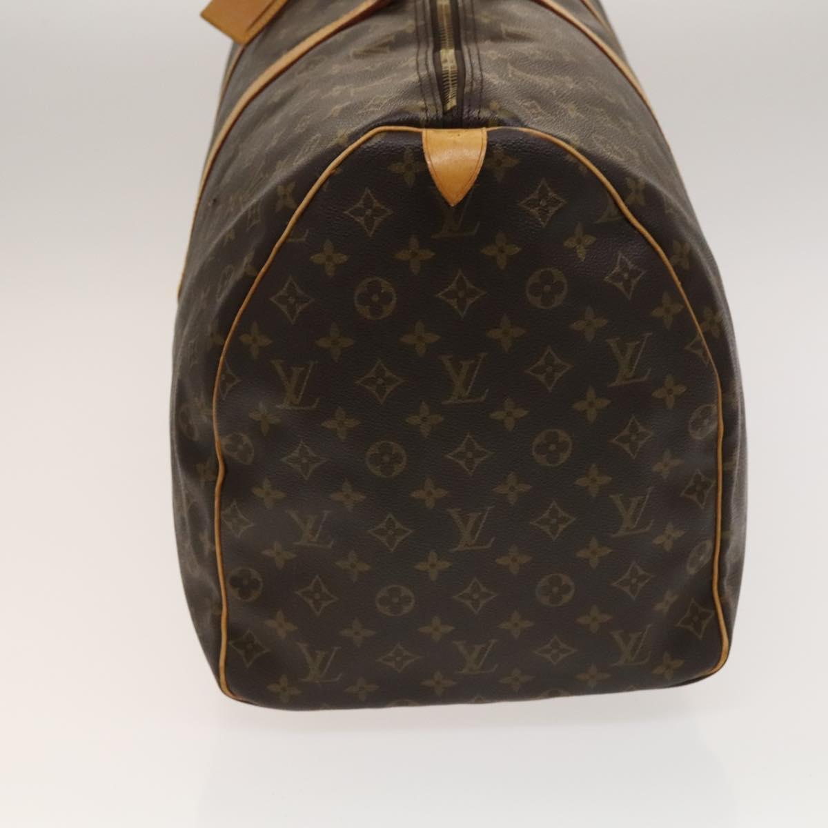 LOUIS VUITTON Monogram Keepall 60 Boston Bag M41422 LV Auth 139174