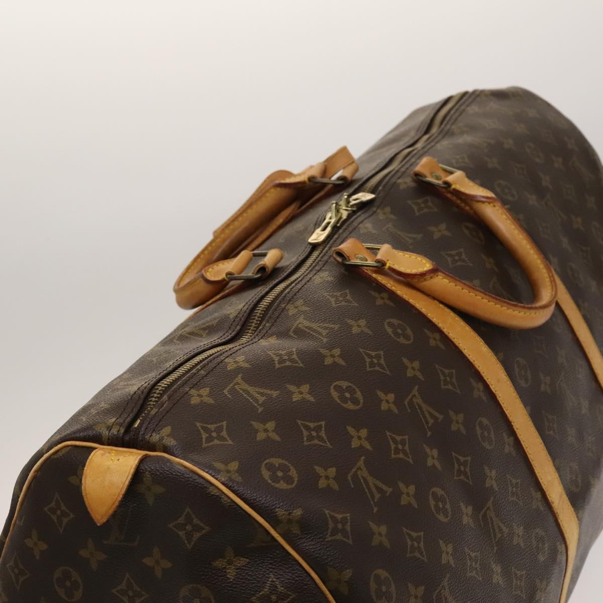 LOUIS VUITTON Monogram Keepall 60 Boston Bag M41422 LV Auth 139174