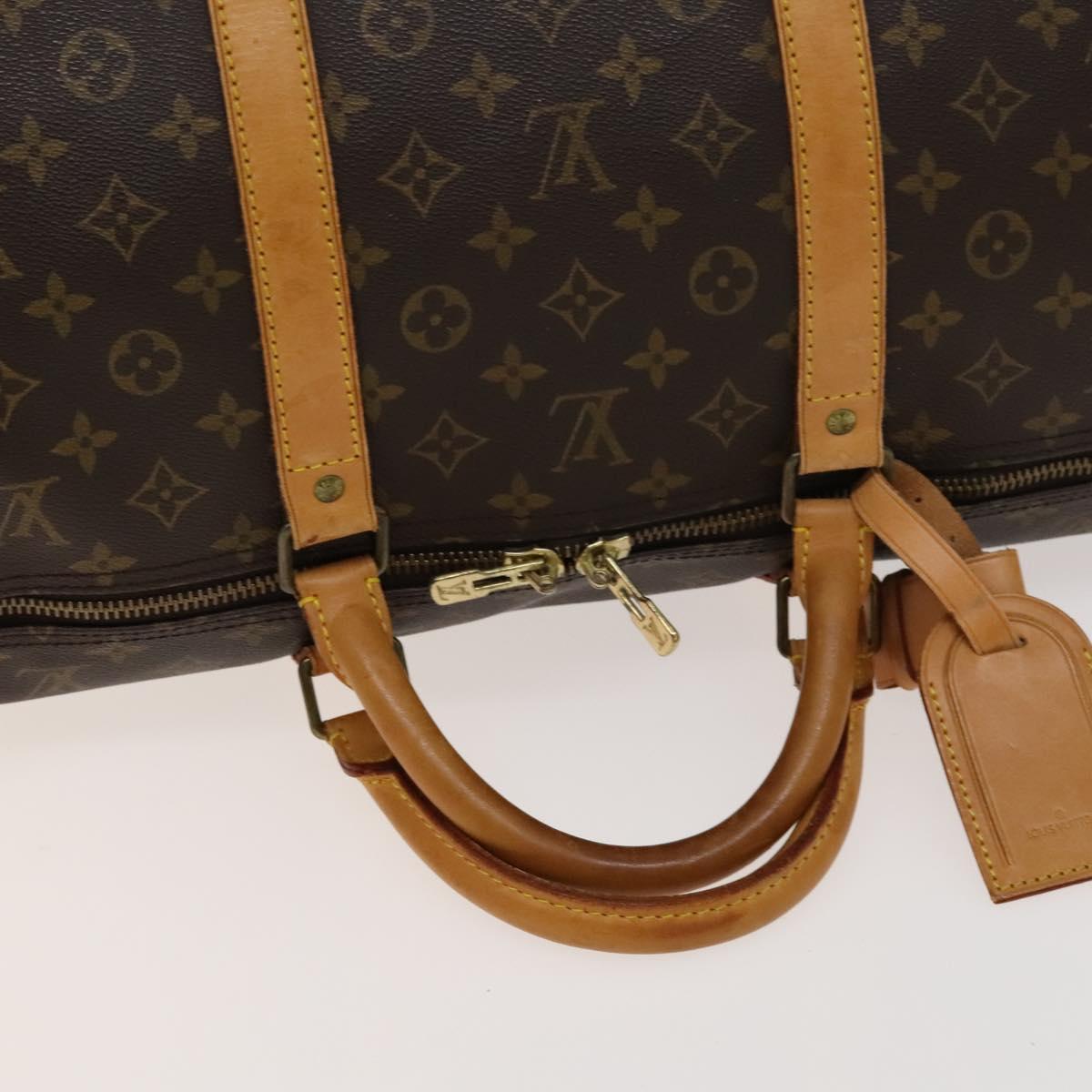 LOUIS VUITTON Monogram Keepall 60 Boston Bag M41422 LV Auth 139174