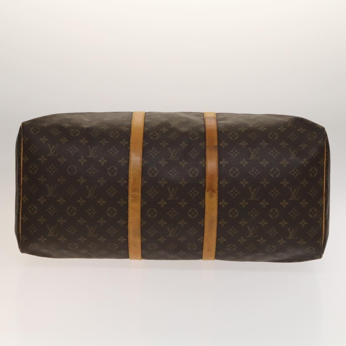 LOUIS VUITTON Monogram Keepall 60 Boston Bag M41422 LV Auth 139174