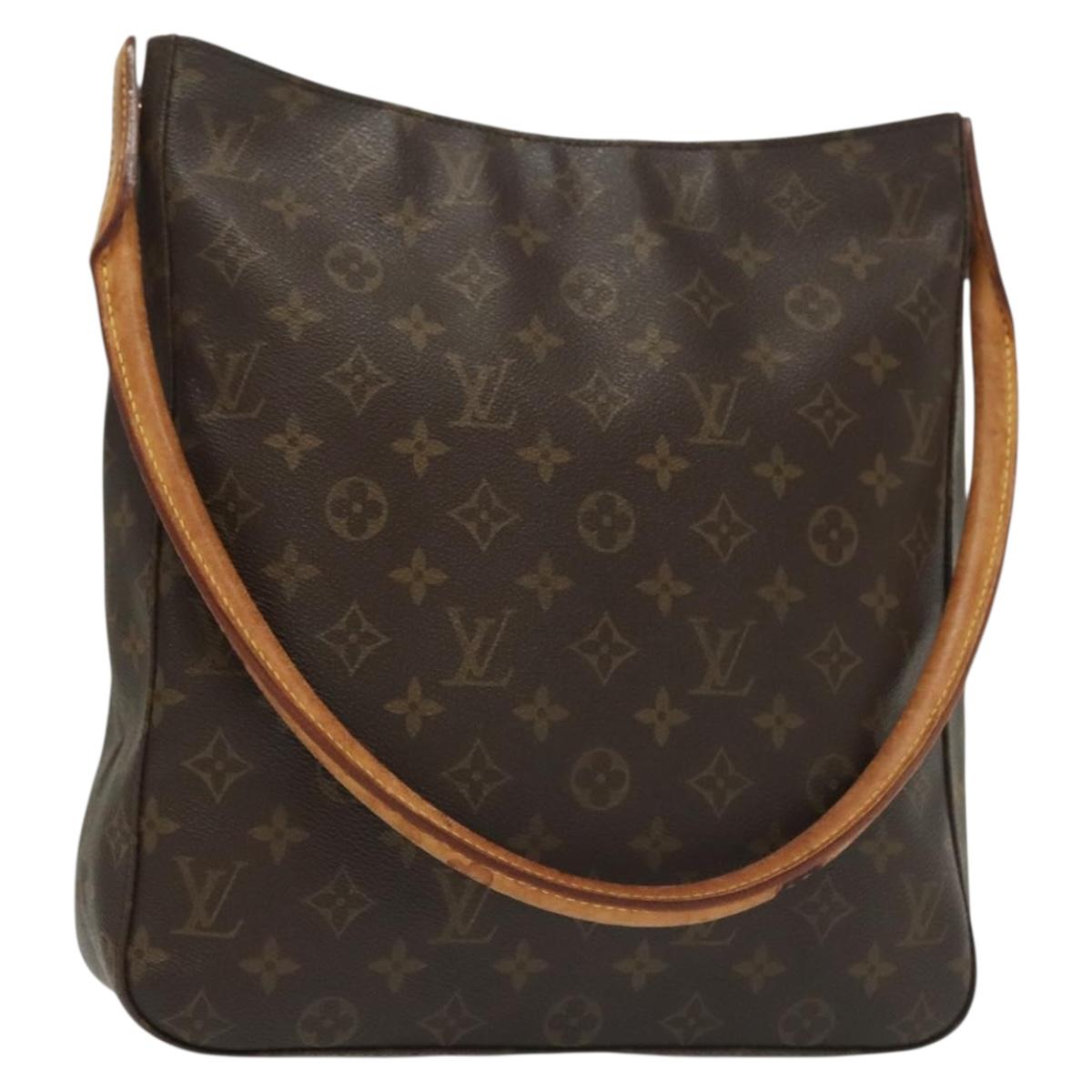 LOUIS VUITTON Monogram Looping GM Shoulder Bag M51145 LV Auth 139179