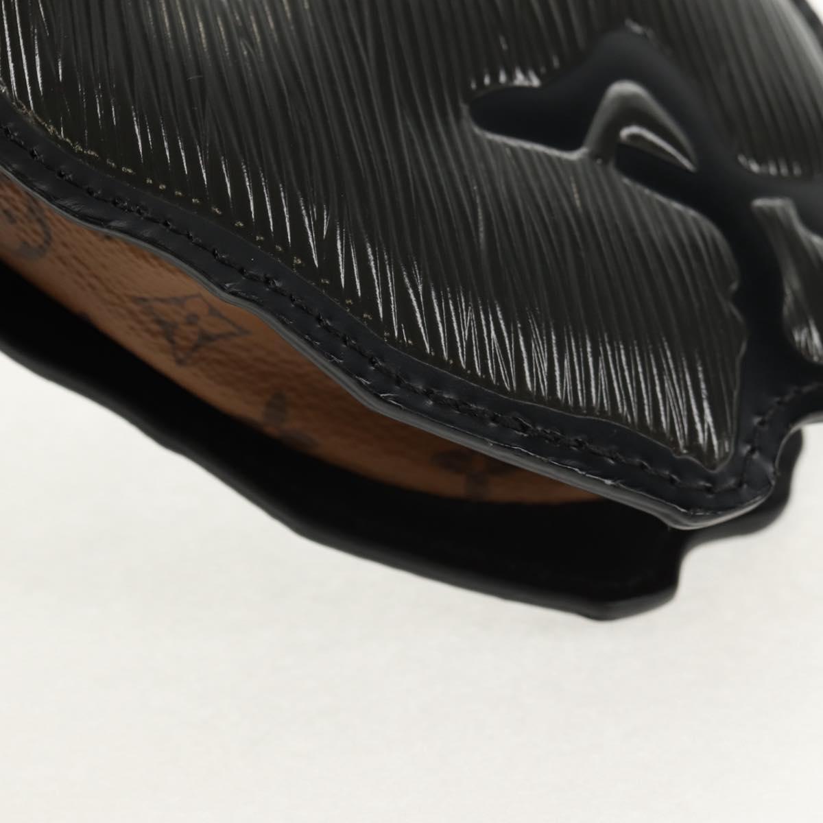 LOUIS VUITTON Monogram Reverse Dog Face Pochette Bag Gray M53171 LV Auth 139199M