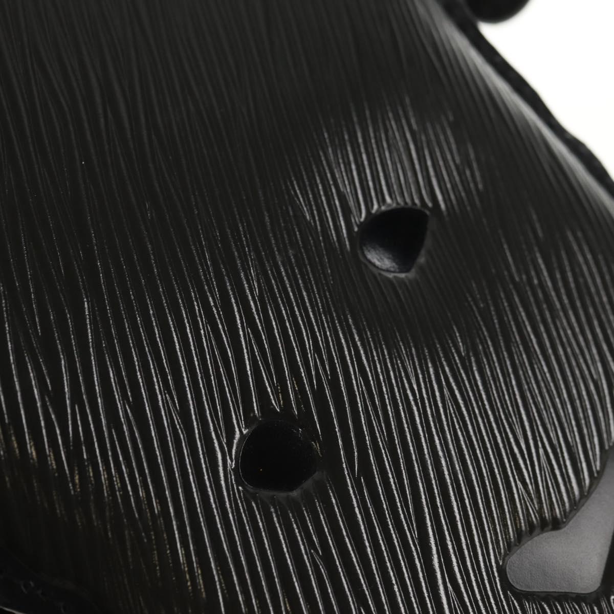 LOUIS VUITTON Monogram Reverse Dog Face Pochette Bag Gray M53171 LV Auth 139199M