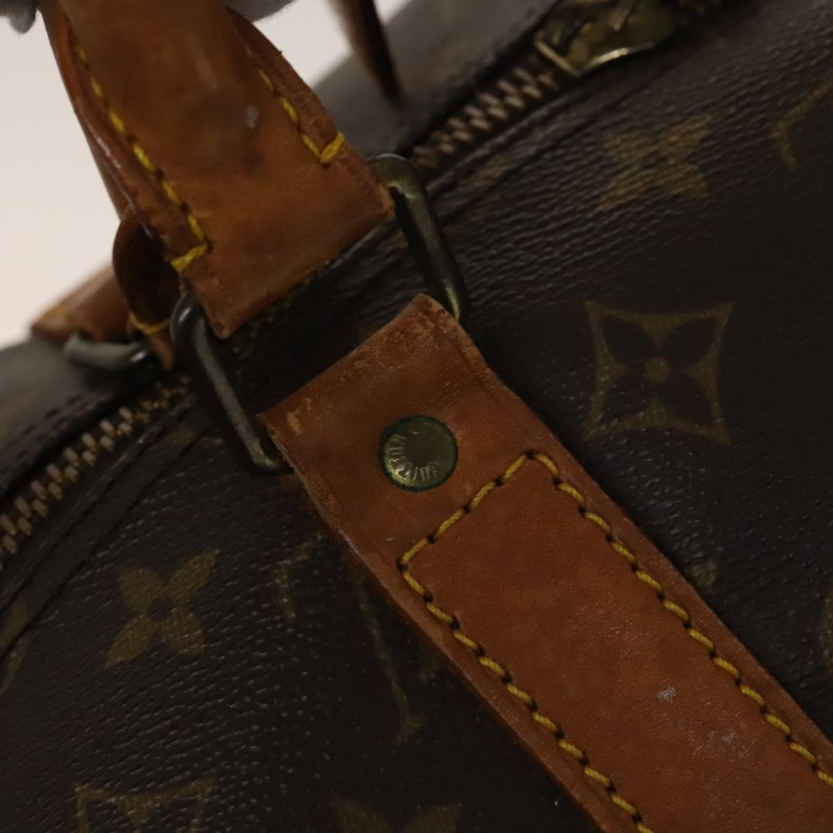 LOUIS VUITTON Monogram Keepall 55 Boston Bag M41424 LV Auth 139234