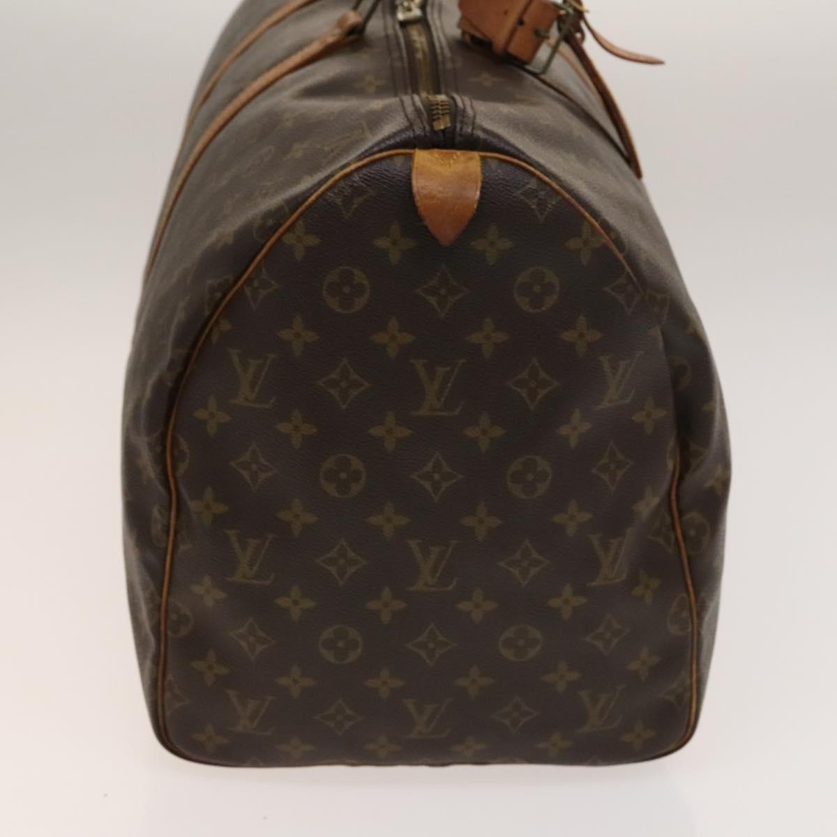 LOUIS VUITTON Monogram Keepall 55 Boston Bag M41424 LV Auth 139234