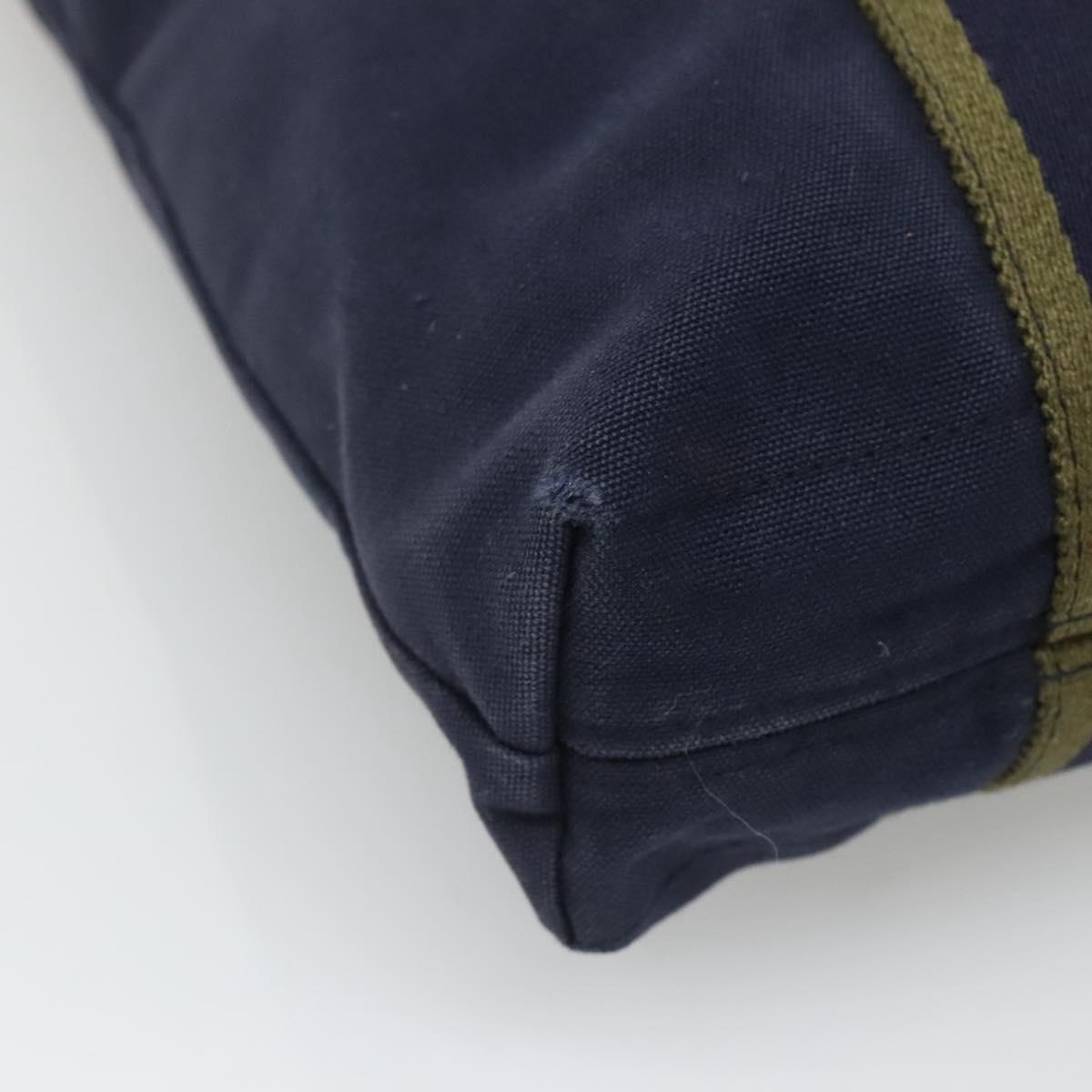 HERMES Fourre Tout Cabas Tote Bag Canvas Navy Auth 139285