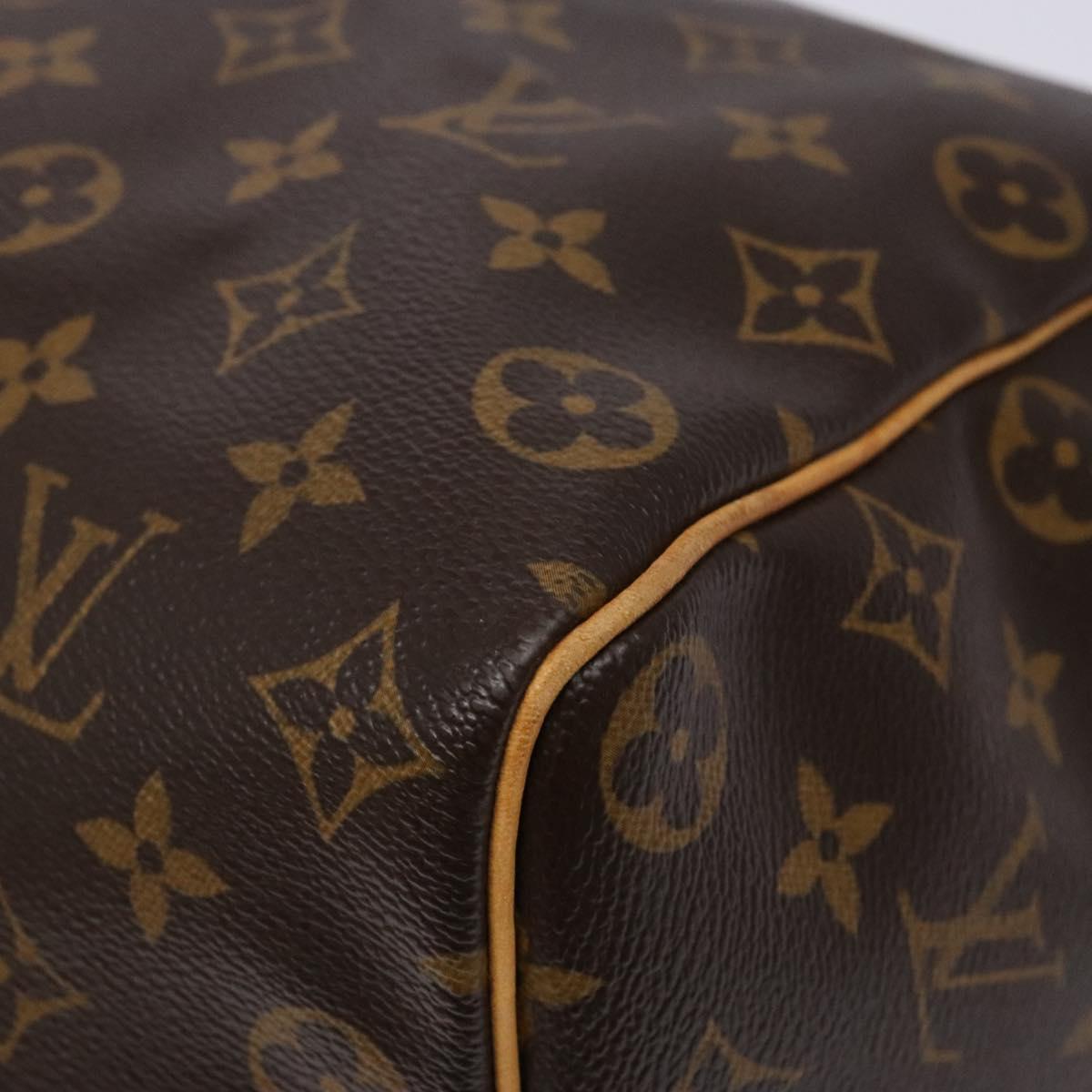LOUIS VUITTON Monogram Speedy 35 Hand Bag M41524 LV Auth 139300