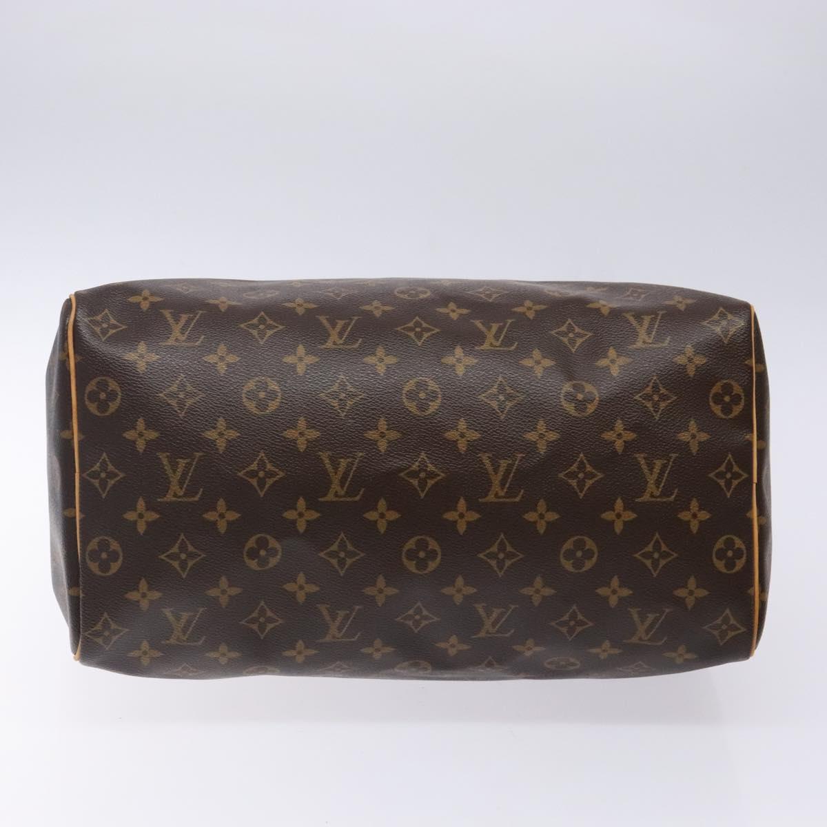 LOUIS VUITTON Monogram Speedy 35 Hand Bag M41524 LV Auth 139300