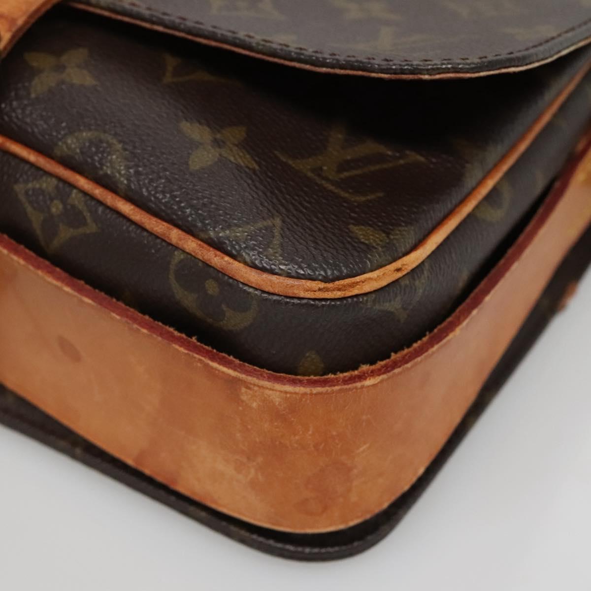 LOUIS VUITTON Monogram Cartouchiere MM Shoulder Bag M51253 LV Auth 139313