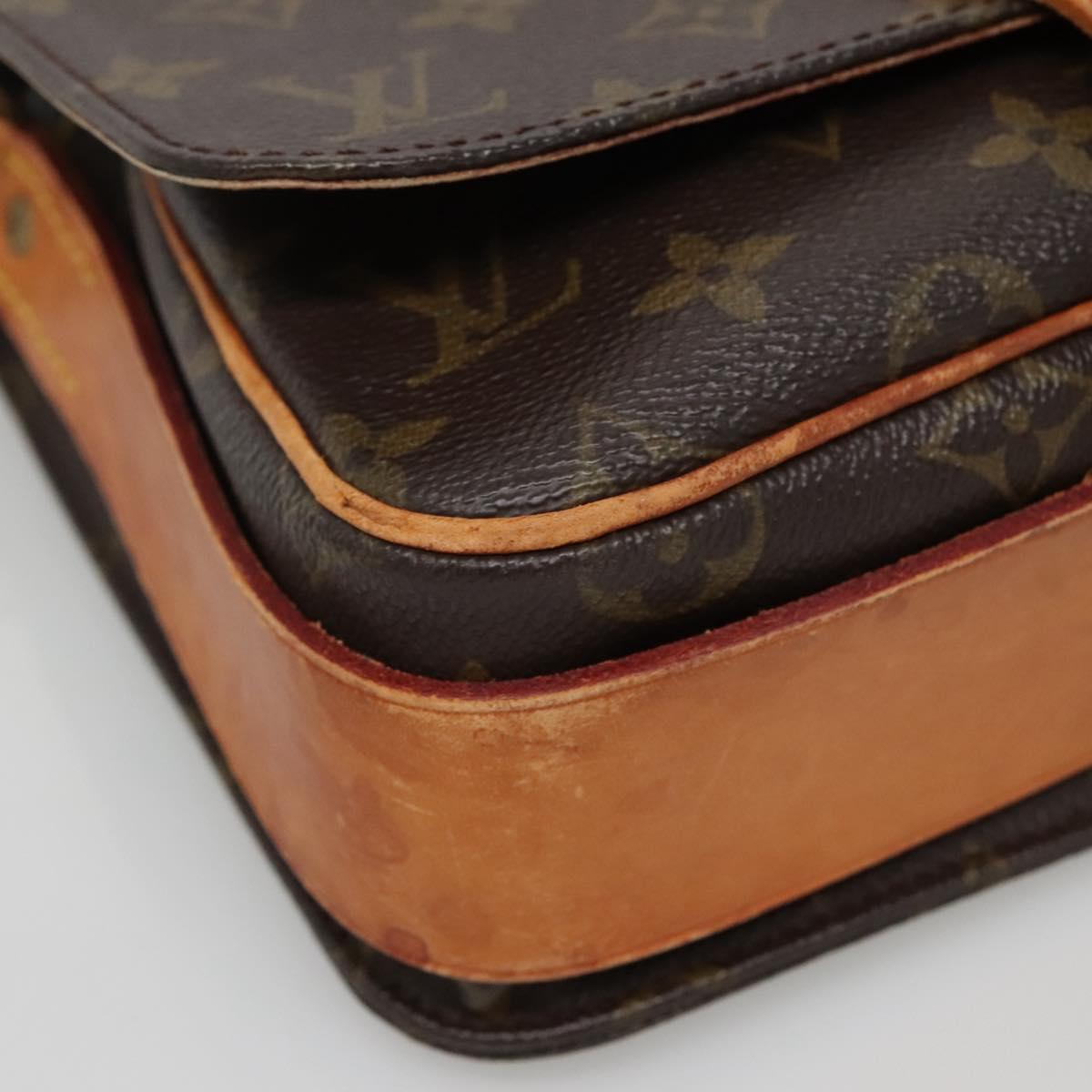 LOUIS VUITTON Monogram Cartouchiere MM Shoulder Bag M51253 LV Auth 139313