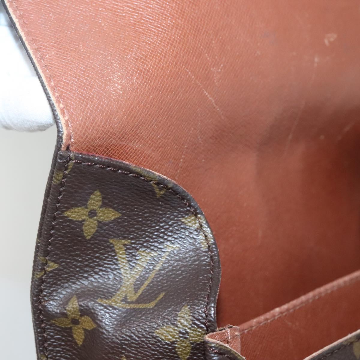 LOUIS VUITTON Monogram Cartouchiere MM Shoulder Bag M51253 LV Auth 139313