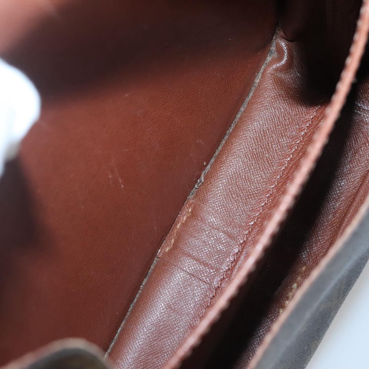 LOUIS VUITTON Monogram Cartouchiere MM Shoulder Bag M51253 LV Auth 139313