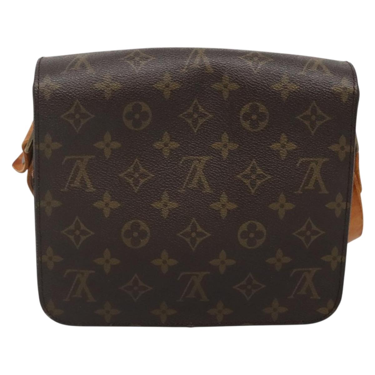 LOUIS VUITTON Monogram Cartouchiere MM Shoulder Bag M51253 LV Auth 139313