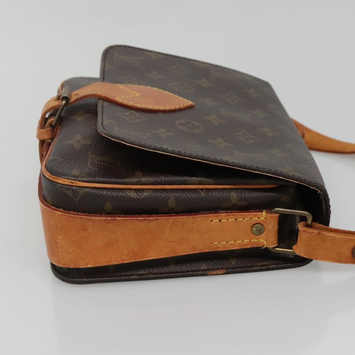 LOUIS VUITTON Monogram Cartouchiere MM Shoulder Bag M51253 LV Auth 139313