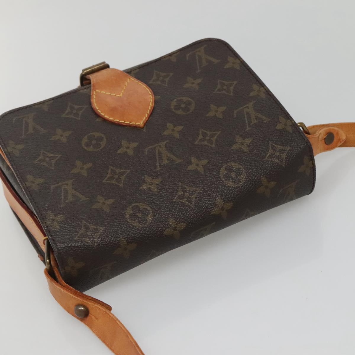LOUIS VUITTON Monogram Cartouchiere MM Shoulder Bag M51253 LV Auth 139313