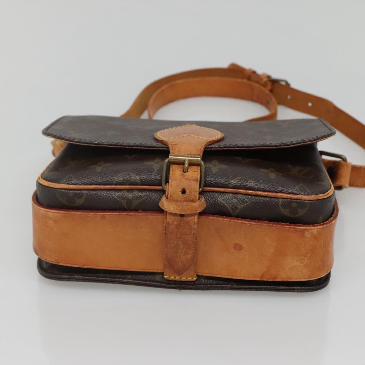 LOUIS VUITTON Monogram Cartouchiere MM Shoulder Bag M51253 LV Auth 139313